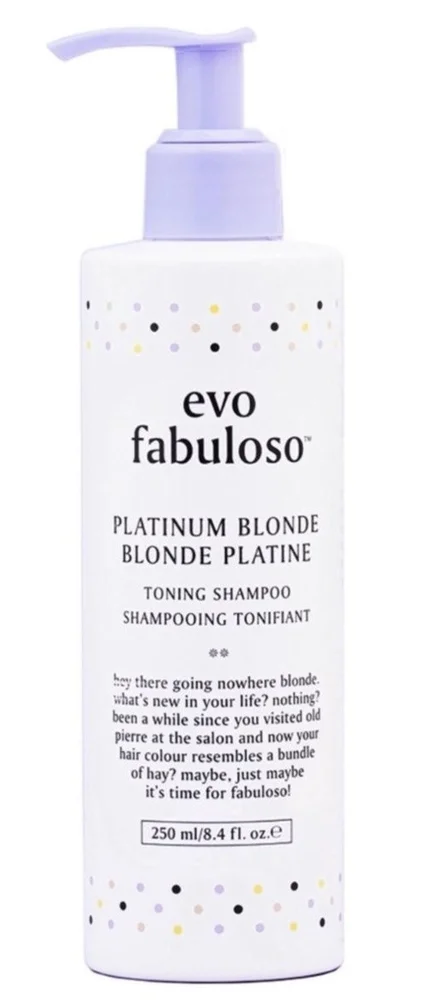 Evo Fabuloso Platinum Blonde Toning Shampoo 250 ml v:9140945 Evo Fabuloso Platinum Blonde Toning Shampoo 250 ml v:9140945