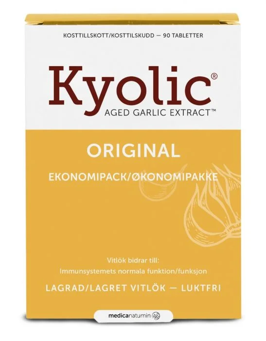 Kyolic Aged Garlic 600mg 90tabl Øko v:4973893 Kyolic Aged Garlic 600mg 90tabl Øko v:4973893