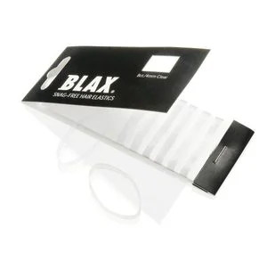 Blax Snag Free Hair Elastics Transparent 8pcs v:6410151
