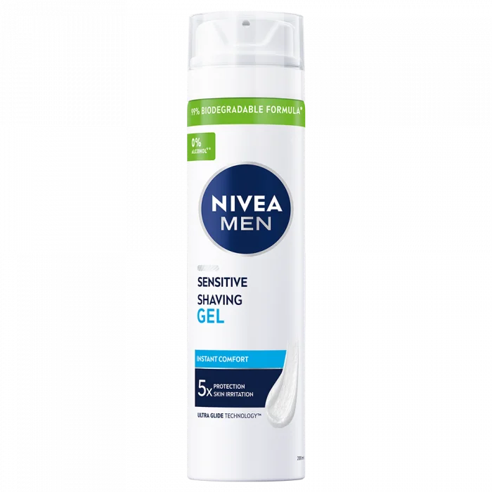 NIVEA Men Sensitive Shaving Gel 200 ml v:9551879