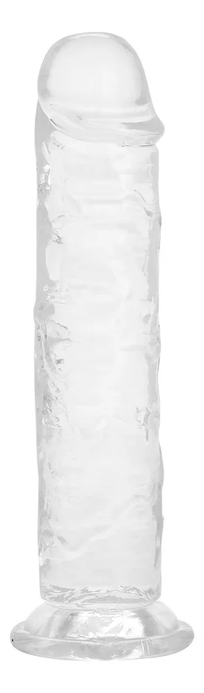 Willie City Realistisk Klar Dildo m. Sugekop - 18 cm - 1 stk. v:9623080