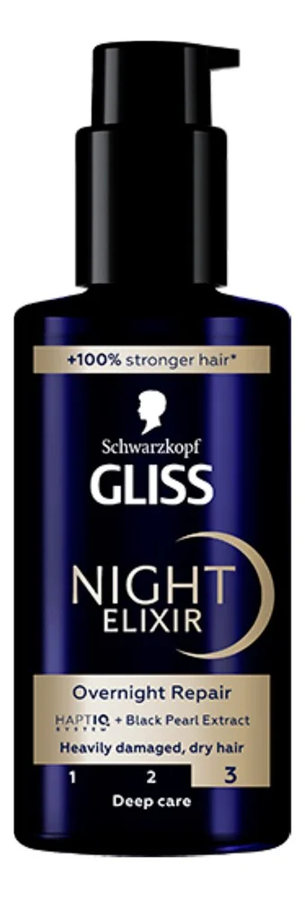 Schwarzkopf Gliss Night Elixir Ultimate Repair – 100 ml. v:9569299
