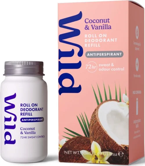 Wild Deo Roll On Refill Coconut Vanilla 50 ml v:5019754 Wild Deo Roll On Refill Coconut Vanilla 50 ml v:5019754