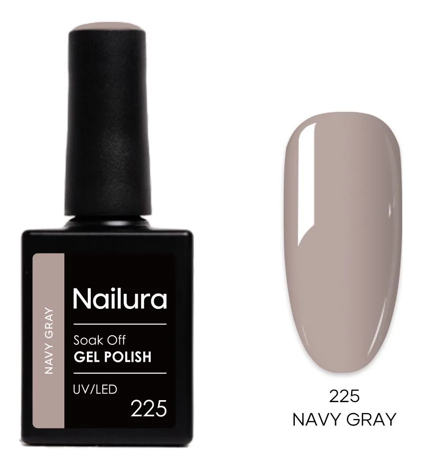 Nailura Gel Polish 225 – Navy Gray – 10 ml. v:5732826