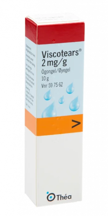 Viscotears 2 mg/g øyegel 10 g v:5110170 Viscotears 2 mg/g øyegel 10 g v:5110170