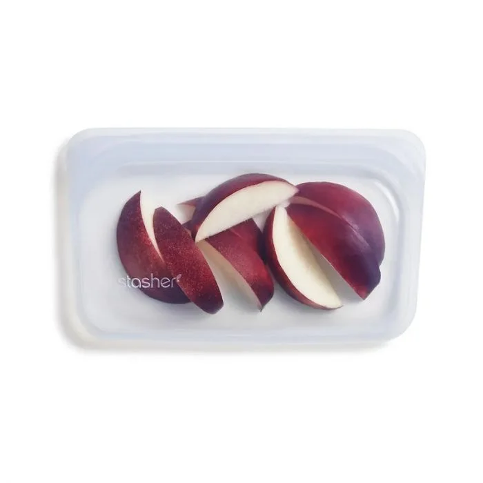 Stasher Silicone Snack Bag Clear 19 x 12 cm v:2619147 Stasher Silicone Snack Bag Clear 19 x 12 cm v:2619147