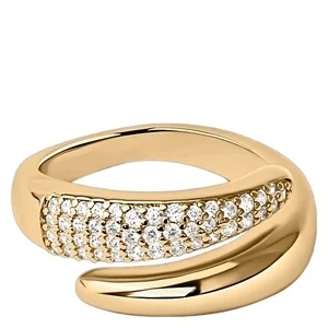 Muli Collection Adjustable Duo Zirconia Ring Gold v:5870366 Muli Collection Adjustable Duo Zirconia Ring Gold v:5870366