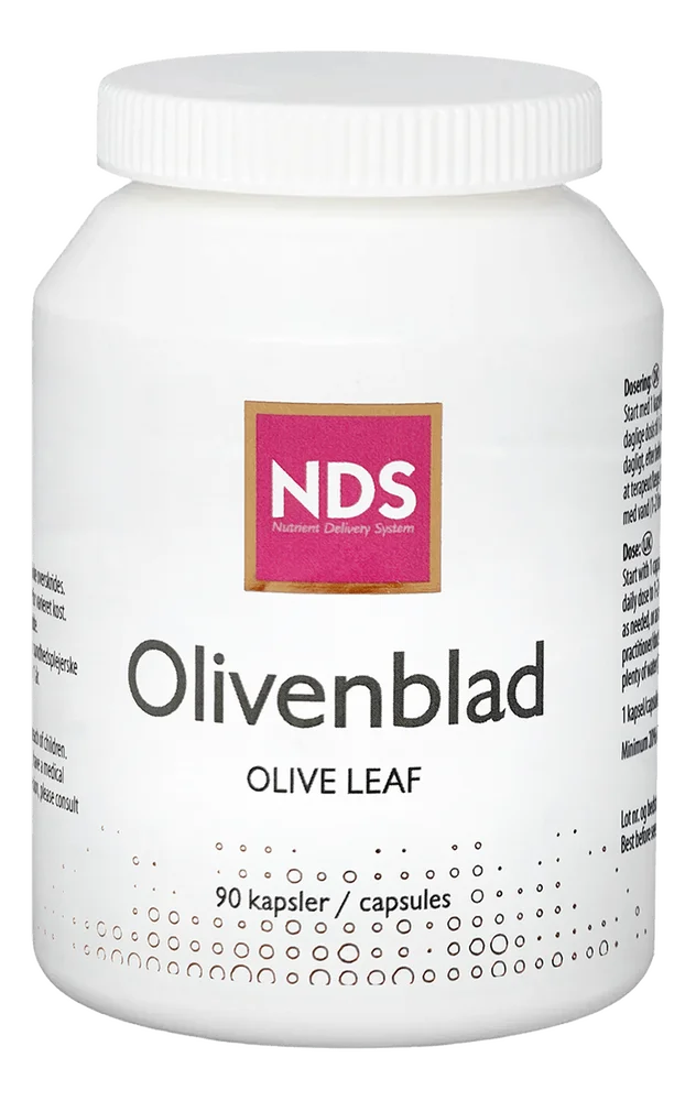 NDS Olivenbladekstrakt 500 mg – 90 kapsler v:2187724 NDS Olivenbladekstrakt 500 mg – 90 kapsler v:2187724