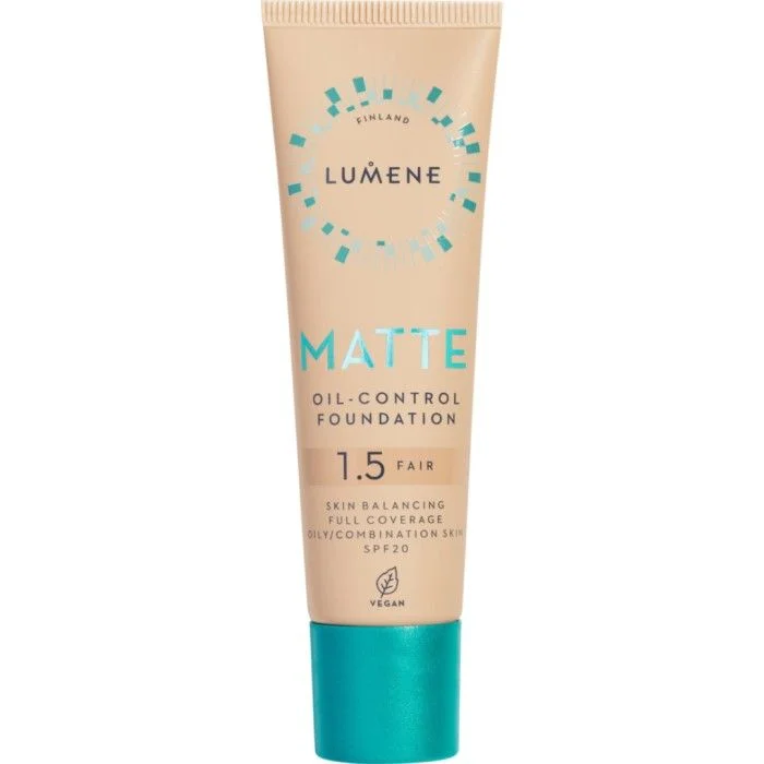 Lumene Matte Oil-Control Foundation SPF20 1.5 Fair 30 ml v:1084167