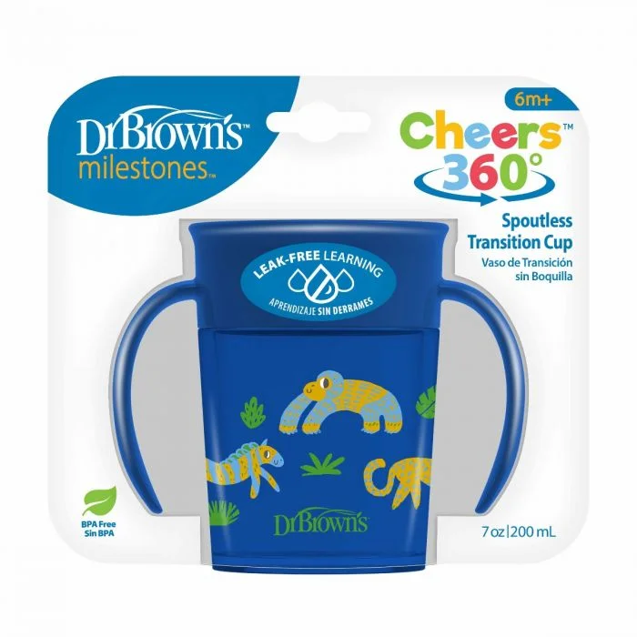 Dr. Brown’s Cheers360 Spoutless Transition Cup blue 200 ml v:4450132