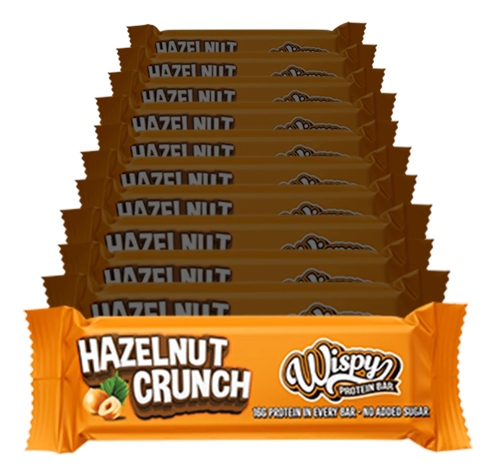 Wispy Proteinbar Hazelnut Crunch – 10 stk. v:6273514 Wispy Proteinbar Hazelnut Crunch – 10 stk. v:6273514