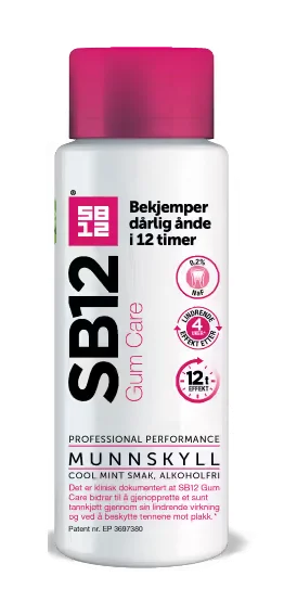 SB12 Gum Care Munnskyll 500 ml – Mot dårlig ånde og for tannkjøtt v:2513390 SB12 Gum Care Munnskyll 500 ml – Mot dårlig ånde og for tannkjøtt v:2513390