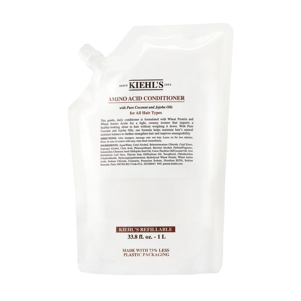Amino Acid Conditioner with Pure Coconut Oil Refill Pouch 1000 ml, Refill – Kiehl’s v:5014483 Amino Acid Conditioner with Pure Coconut Oil Refill Pouch 1000 ml, Refill – Kiehl’s v:5014483