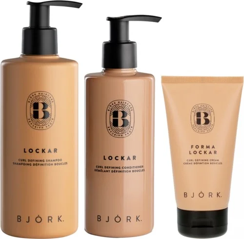 Björk LOCKAR Bundle Shampoo 300 ml & Conditoner 250 ml & Curl Defining Cream 150 ml v:2975118