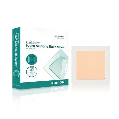 Kliniderm Foam Silikone Lite Border – 7,5×7,5cm – 5 stk v:3734878 Kliniderm Foam Silikone Lite Border – 7,5×7,5cm – 5 stk v:3734878