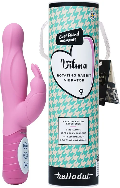 Belladot Vilma Rotating Rabbit Vibrator Pink v:1230024
