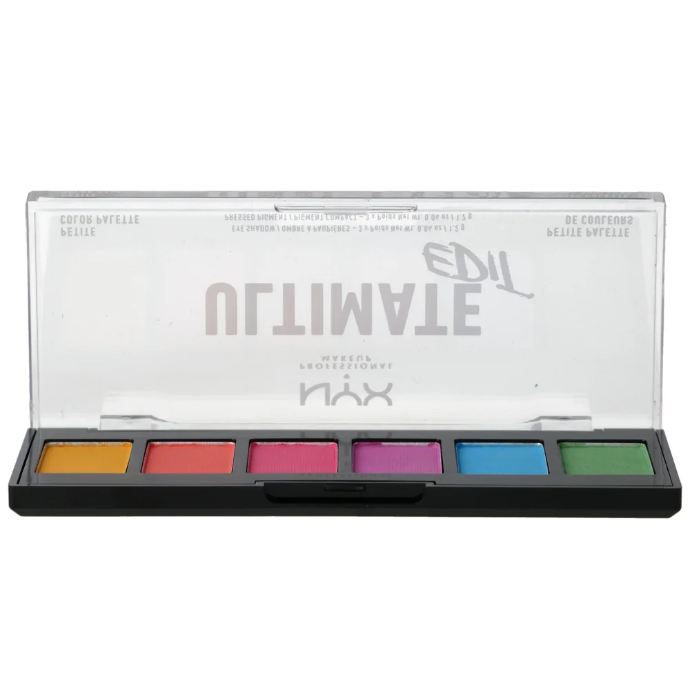 Ultimate Edit Petite Shadow Palette 6 Pan 02 Brights - NYX PROFESSIONAL MAKEUP v:7673521