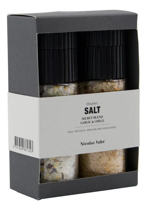 Nicolas Vahé Gift Box – Organic Secret Blend & Salt + Garlic & Chilli v:8107991