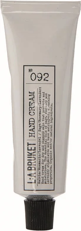 L:a Bruket 092 Handcrème Sage/Rosmary/Lavender CosN 30 ml v:9151807 L:a Bruket 092 Handcrème Sage/Rosmary/Lavender CosN 30 ml v:9151807