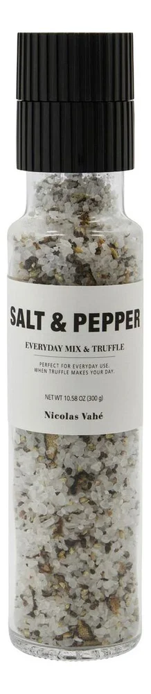 Nicolas Vahé Salt and Pepper – Everyday mix & truffle – 300 g. v:9922501 Nicolas Vahé Salt and Pepper – Everyday mix & truffle – 300 g. v:9922501