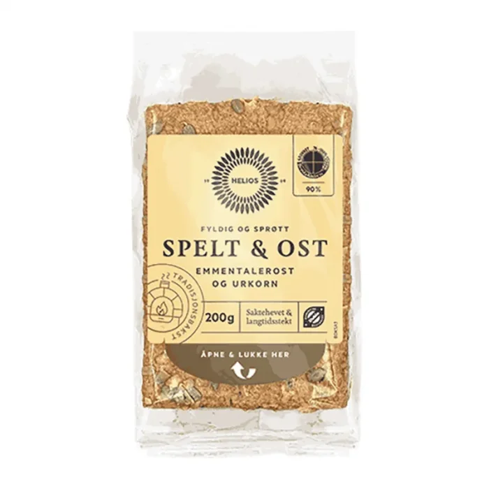Helios Knekkebrød Spelt og Ost v:3202831