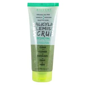 Biovène Salicylic Blemish Scrub Detoxifying Organic Tea Tree Sugar & Talasso Body Exfoliator 250ml v:8127949 Biovène Salicylic Blemish Scrub Detoxifying Organic Tea Tree Sugar & Talasso Body Exfoliator 250ml v:8127949