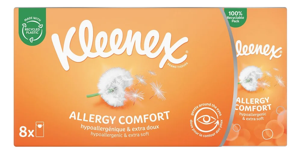 Kleenex Allergy Comfort Servietter - 8 pk. v:2215591