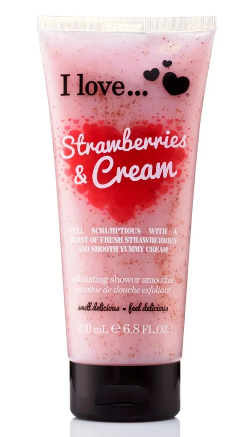 I Love… Exfoliating Shower Smoothie I Love… Strawberries & Cream 200 ml v:9817672 I Love… Exfoliating Shower Smoothie I Love… Strawberries & Cream 200 ml v:9817672