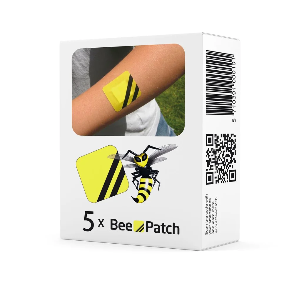 Bee Patch plaster til bie og vepsestikk - 5 stk. v:3974174
