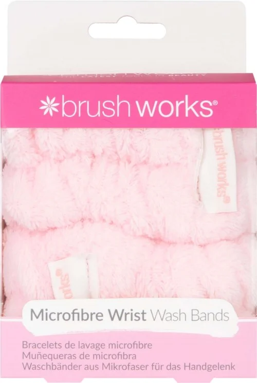 Brushworks Microfibre Wrist Wash Bands 2 Pack v:3815405