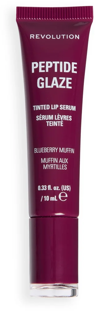 Revolution Beauty London Peptide Glaze Tinted Lip Serum Blueberry Muffin v:3997377