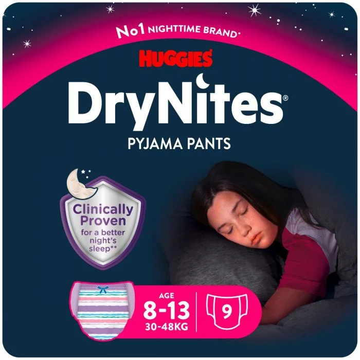 Drynites bleier jente 8-13 år 9stk v:4589711 Drynites bleier jente 8-13 år 9stk v:4589711