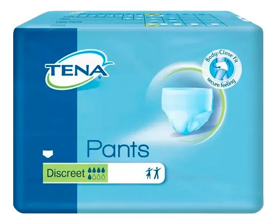 TENA Pants Discreet Bukseble Str. M – 12 stk. v:9636199 TENA Pants Discreet Bukseble Str. M – 12 stk. v:9636199