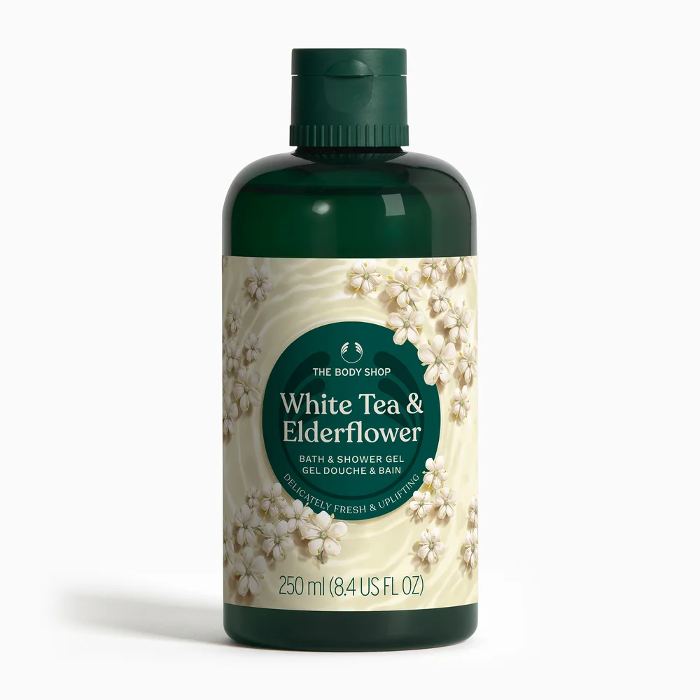 White Tea & Elderflower Bath & Shower Gel 250 ml - THE BODY SHOP v:7832642