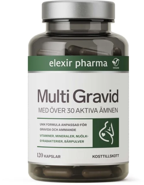 Elexir Pharma Multi Gravid 120 stk v:2667427 Elexir Pharma Multi Gravid 120 stk v:2667427
