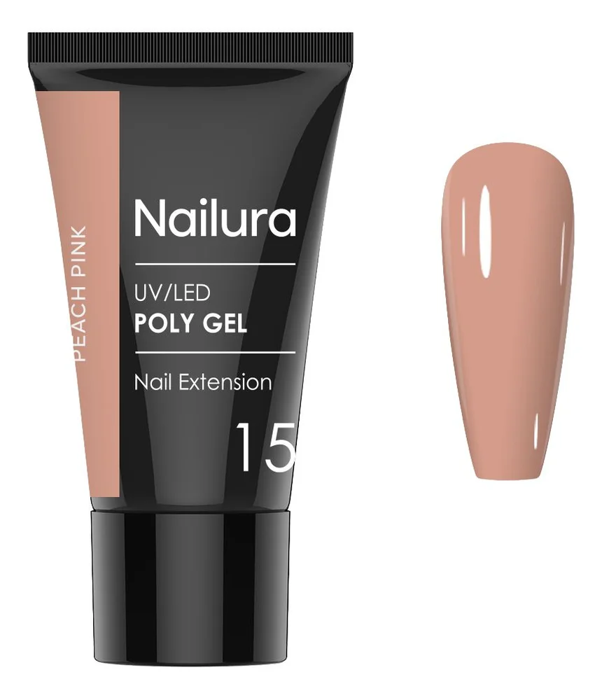 Nailura Poly Gel 15 - Peach Pink - 30 g. v:3583258