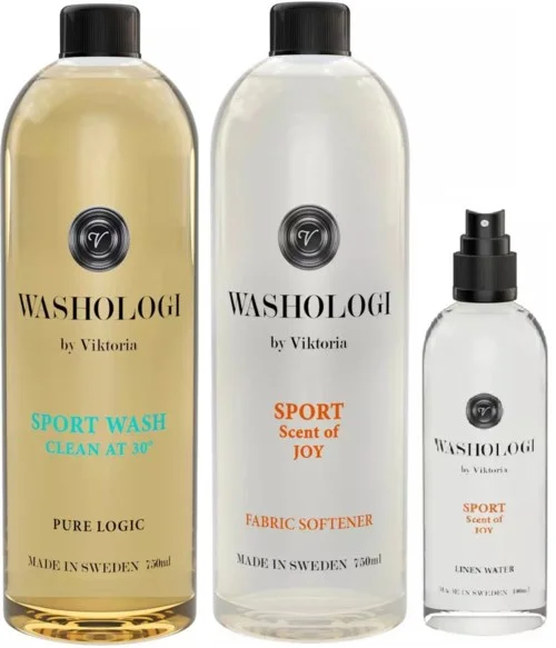 Washologi Sport Bundle Wash 750ml & Fabric Softener 750 ml & Linen Water 100ml v:7402627