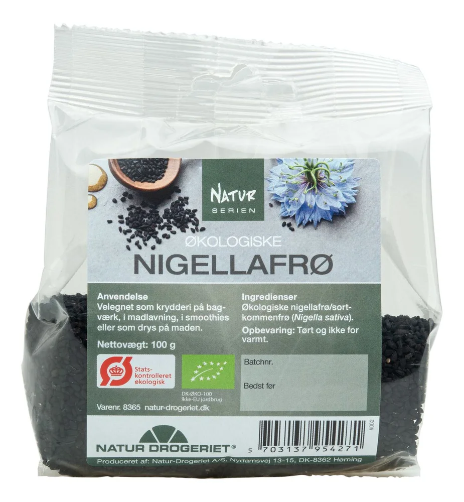 Natur-Drogeriet Nigellafrø Ø – 100 g v:6612818 Natur-Drogeriet Nigellafrø Ø – 100 g v:6612818