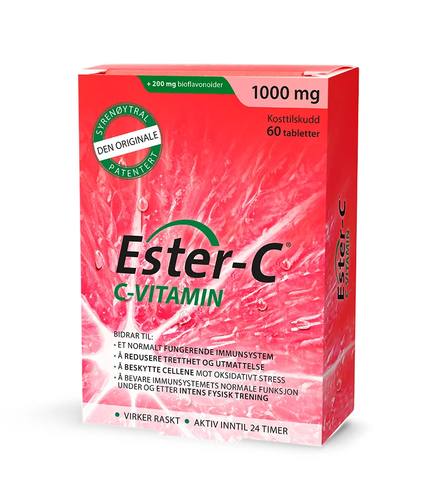 Ester-C 1000 mg – Støtte for immunforsvar og helse v:9191680 Ester-C 1000 mg – Støtte for immunforsvar og helse v:9191680