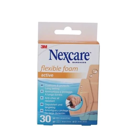 Nexcare Active Strips 360 grader 3 str – 30 stk. v:7278640 Nexcare Active Strips 360 grader 3 str – 30 stk. v:7278640