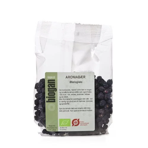 Biogan Aroniabær tørkede Ø – 100 g v:9058965