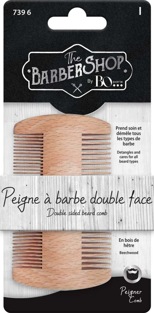 B&O Paris Double-sided Wooden Beard Comb v:2163498