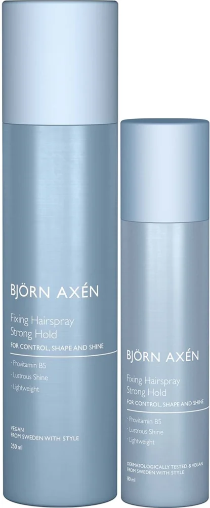 Björn Axén Fixing Hairspray 250 ml & Travel Size 80 ml v:6445935 Björn Axén Fixing Hairspray 250 ml & Travel Size 80 ml v:6445935