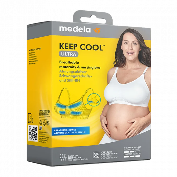Medela Keep Cool Ultra-BH, svart, M v:7910389 Medela Keep Cool Ultra-BH, svart, M v:7910389