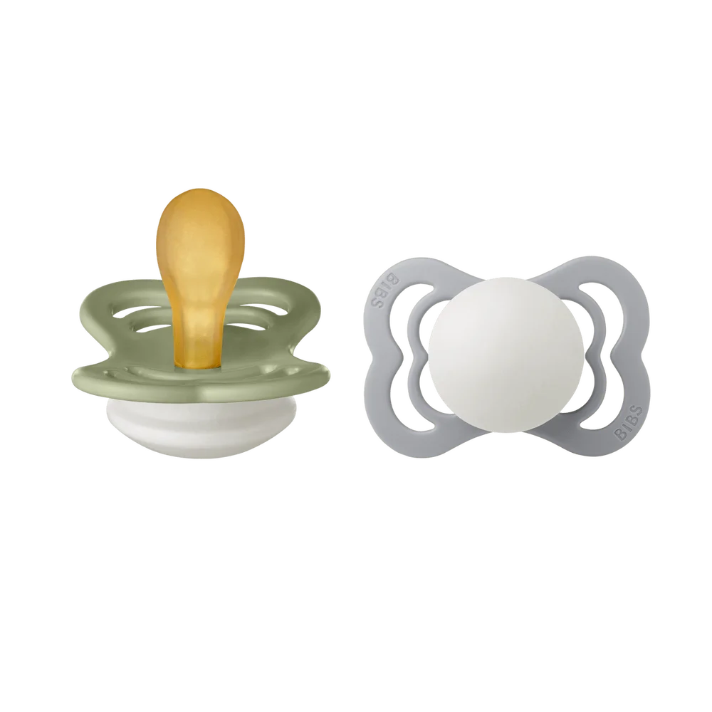 BIBS Supreme GLOW Latex Sage/Cloud 2 pak – Flere størrelser v:7380129 BIBS Supreme GLOW Latex Sage/Cloud 2 pak – Flere størrelser v:7380129