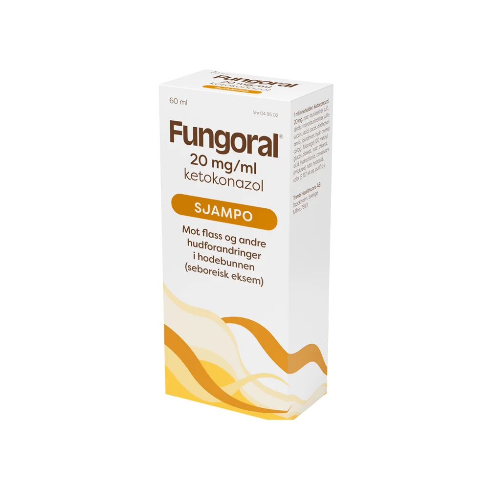 Fungoral sjampo 20 mg/ml - 60 ml. v:3178291