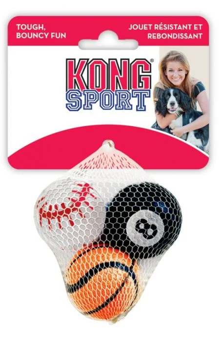 KONG Sport Balls 3 pk Hundeleke Flerfarget M v:3805609