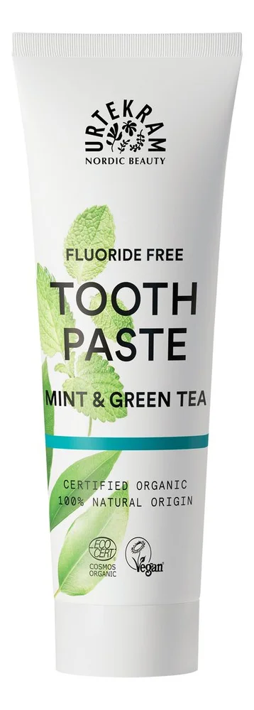 Urtekram Beauty Mint & Green Tea Tannkrem - 75 g v:8241332