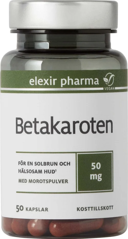Elexir Pharma Betakaroten 50 stk v:4656790 Elexir Pharma Betakaroten 50 stk v:4656790