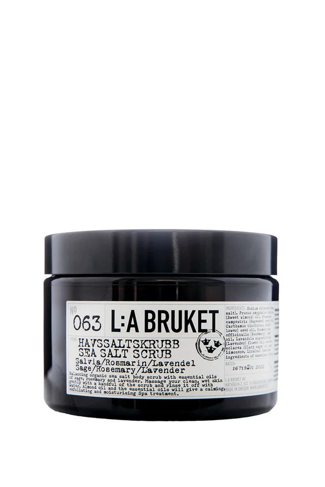 063 Sea Salt Scrub Sage/Rosemary/Lavender 420 g – L:A BRUKET v:2781333 063 Sea Salt Scrub Sage/Rosemary/Lavender 420 g – L:A BRUKET v:2781333